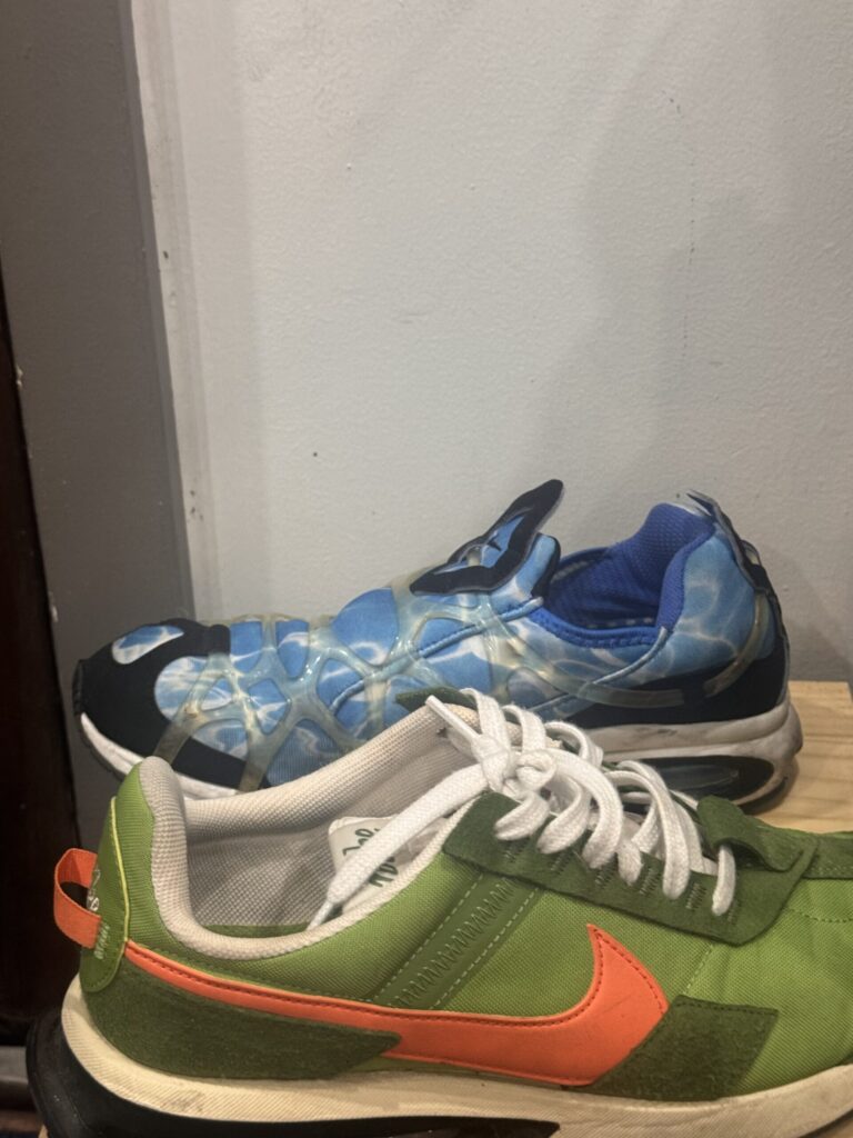 Nike work shoes worn for nursing shifts
